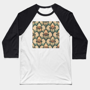 Victorian floral pattern, model 1 Baseball T-Shirt